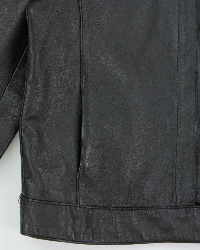 Vintage Y2k 00s Le Chateau Leather Jacket - M