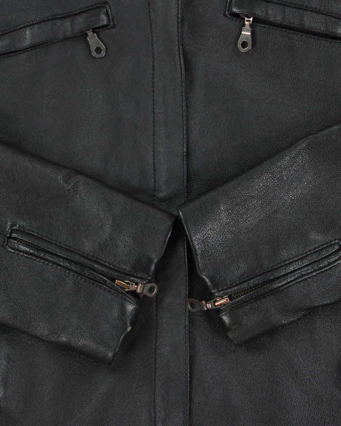 Vintage Y2k 00s Le Chateau Leather Jacket - M