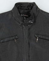 Vintage Y2k 00s Le Chateau Leather Jacket - M
