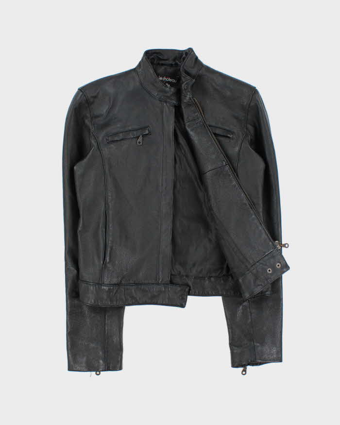 Vintage Y2k 00s Le Chateau Leather Jacket - M