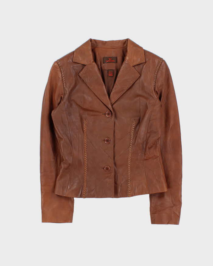 Vintage Y2k 00s Danier Lightweight Leather Jacket - XS