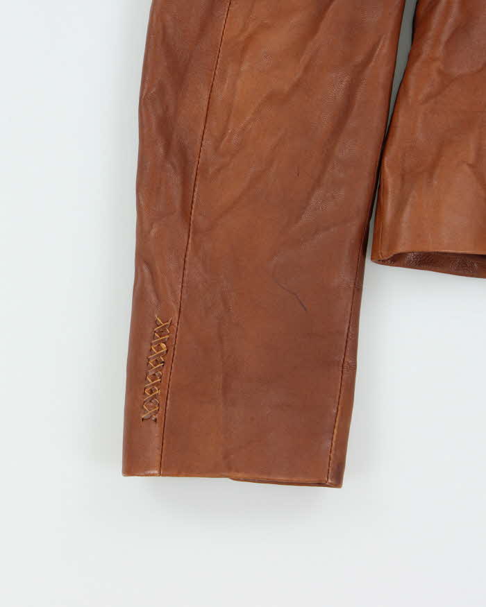 Vintage Y2k 00s Danier Lightweight Leather Jacket - XS