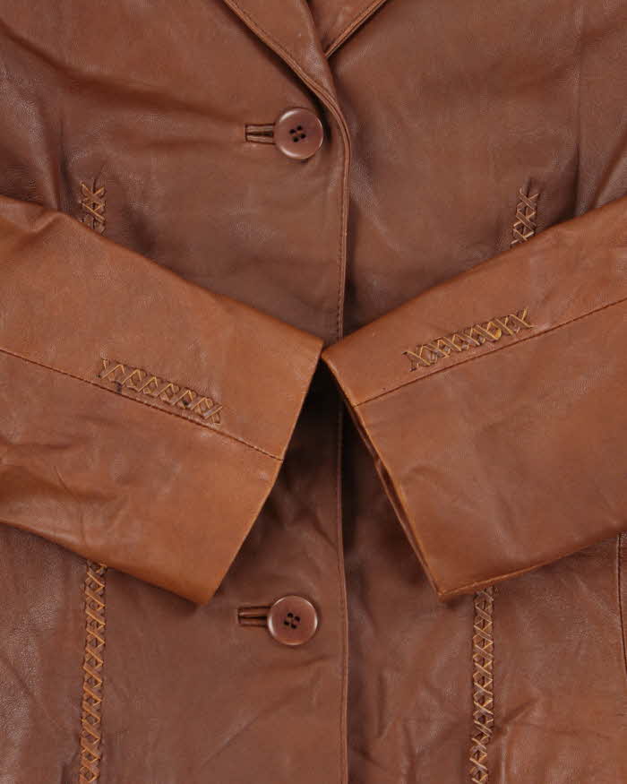 Vintage Y2k 00s Danier Lightweight Leather Jacket - XS