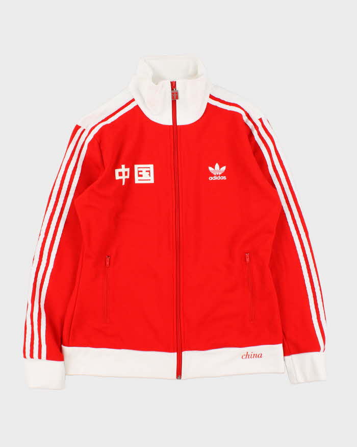 Vintage Y2K 2008 Women's Adidas Originals Beijing Olympics Team China Track Jacket - L