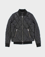 Vintage Y2K 00s Diesel Women's Quilted Puffer Bomber Jacket - XS
