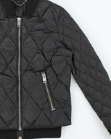 Vintage Y2K 00s Diesel Women's Quilted Puffer Bomber Jacket - XS