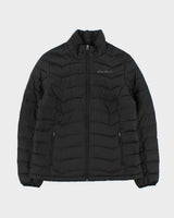 Eddie Bauer Women's Black Lightweight Down Filled Puffer Jacket - M