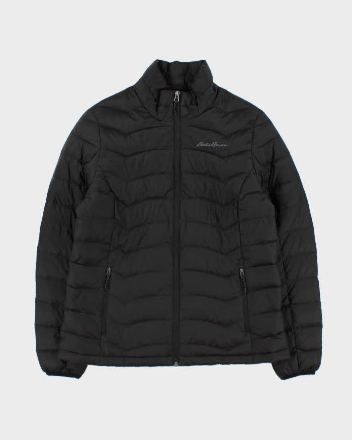 Eddie Bauer Women's Black Lightweight Down Filled Puffer Jacket - M