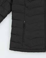 Eddie Bauer Women's Black Lightweight Down Filled Puffer Jacket - M