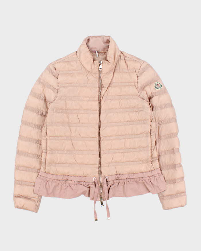 Vintage Moncler Lounge Saison Anemone Women's Goose Down Baby Pink Puffer Jacket - S
