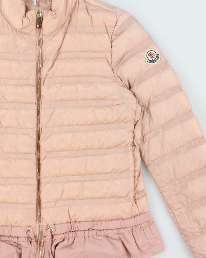 Vintage Moncler Lounge Saison Anemone Women's Goose Down Baby Pink Puffer Jacket - S