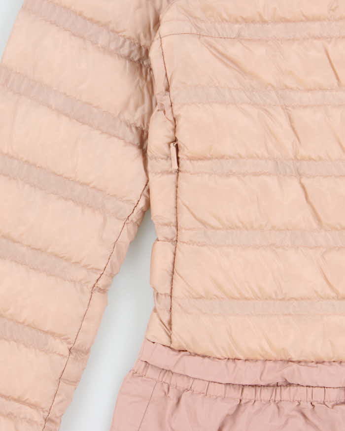 Vintage Moncler Lounge Saison Anemone Women's Goose Down Baby Pink Puffer Jacket - S
