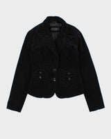 Vintage 90s 00s Armour Jeans Velvet Blazer Jacket - XS