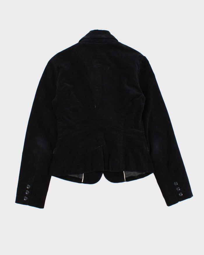 Vintage 90s 00s Armour Jeans Velvet Blazer Jacket - XS