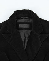 Vintage 90s 00s Armour Jeans Velvet Blazer Jacket - XS