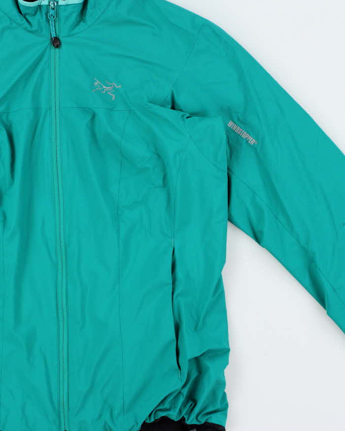 Vintage 00s Arc'teryx Atom Windstopper Women's Teal Soft Shell Windbreaker Jacket - M