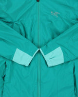 Vintage 00s Arc'teryx Atom Windstopper Women's Teal Soft Shell Windbreaker Jacket - M