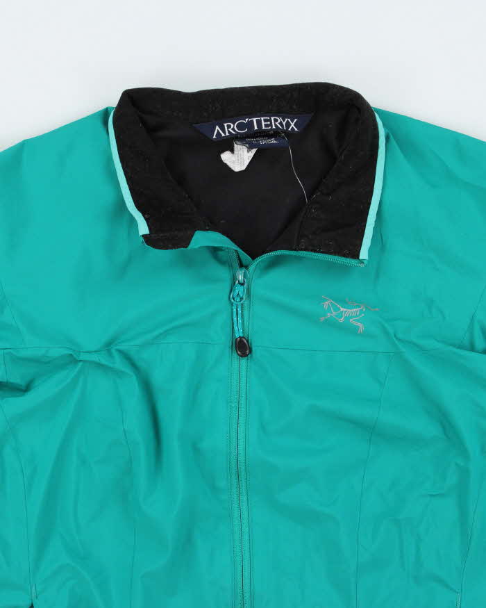 Vintage 00s Arc'teryx Atom Windstopper Women's Teal Soft Shell Windbreaker Jacket - M