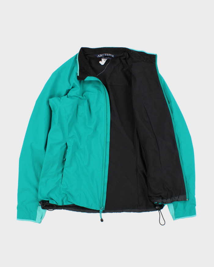 Vintage 00s Arc'teryx Atom Windstopper Women's Teal Soft Shell Windbreaker Jacket - M