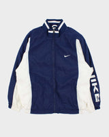 Vintage 1990s Nike Women's Two-Tone Shell Windbreaker Jacket - L