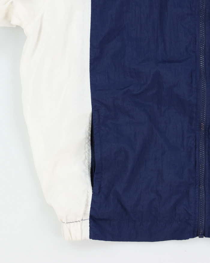 Vintage 1990s Nike Women's Two-Tone Shell Windbreaker Jacket - L