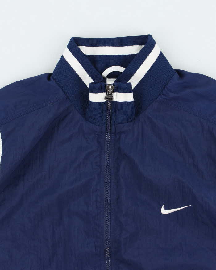 Vintage 1990s Nike Women's Two-Tone Shell Windbreaker Jacket - L