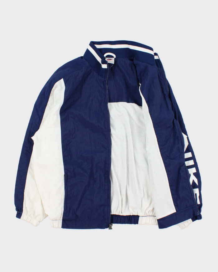 Vintage 1990s Nike Women's Two-Tone Shell Windbreaker Jacket - L