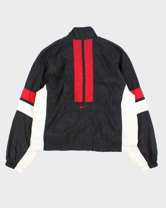 Vintage 1990s Nike Women's Tri-Colour Shell Windbreaker Jacket - S