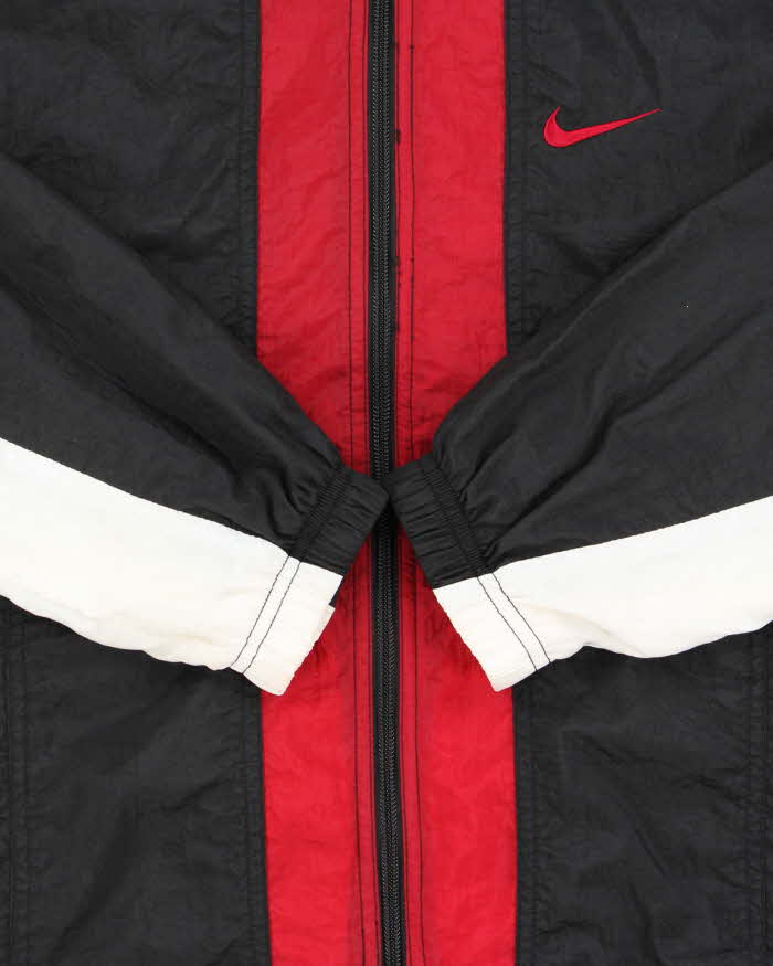 Vintage 1990s Nike Women's Tri-Colour Shell Windbreaker Jacket - S