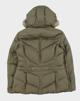 Vintage Y2k 00s Esprit Hooded Puffer Jacket - L
