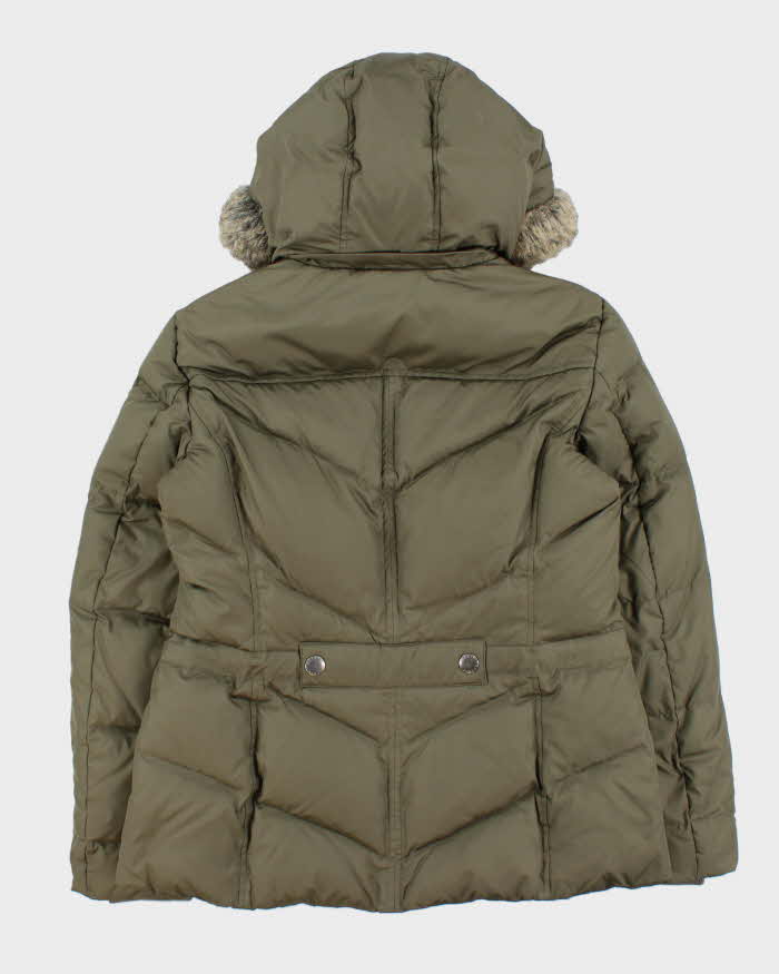 Vintage Y2k 00s Esprit Hooded Puffer Jacket - L
