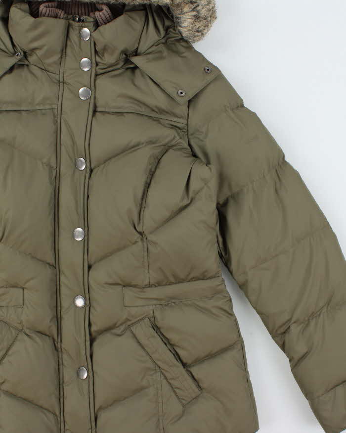 Vintage Y2k 00s Esprit Hooded Puffer Jacket - L