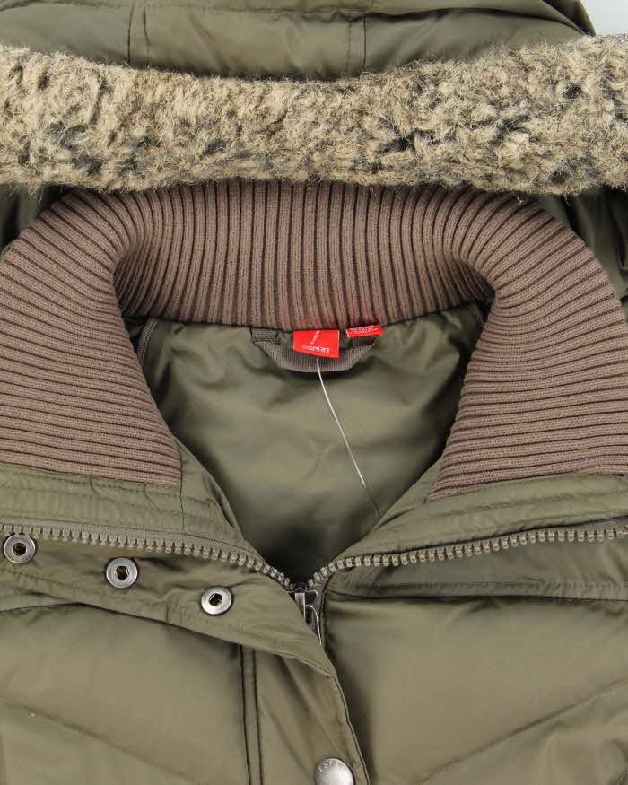Vintage Y2k 00s Esprit Hooded Puffer Jacket - L