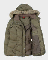 Vintage Y2k 00s Esprit Hooded Puffer Jacket - L