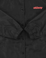 Vintage Stussy Women's Graphic Logo Coach Jacket - M