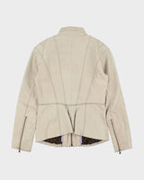 Vintage Y2K 00s Danier Contrast Stitch Women's Leather Jacket - XS