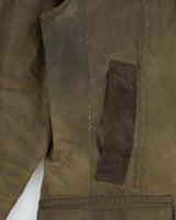 Vintage Barbour Bower Original Tartan Women's Wax Cotton Hooded Jacket - S