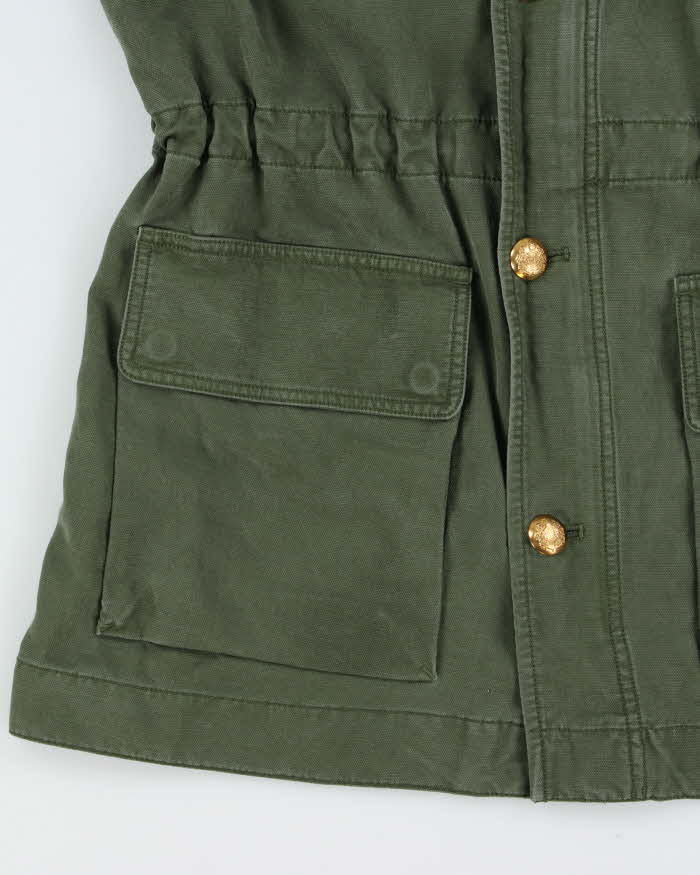 Vintage Lauren Ralph Lauren Women's Military Canvas Field Jacket - M