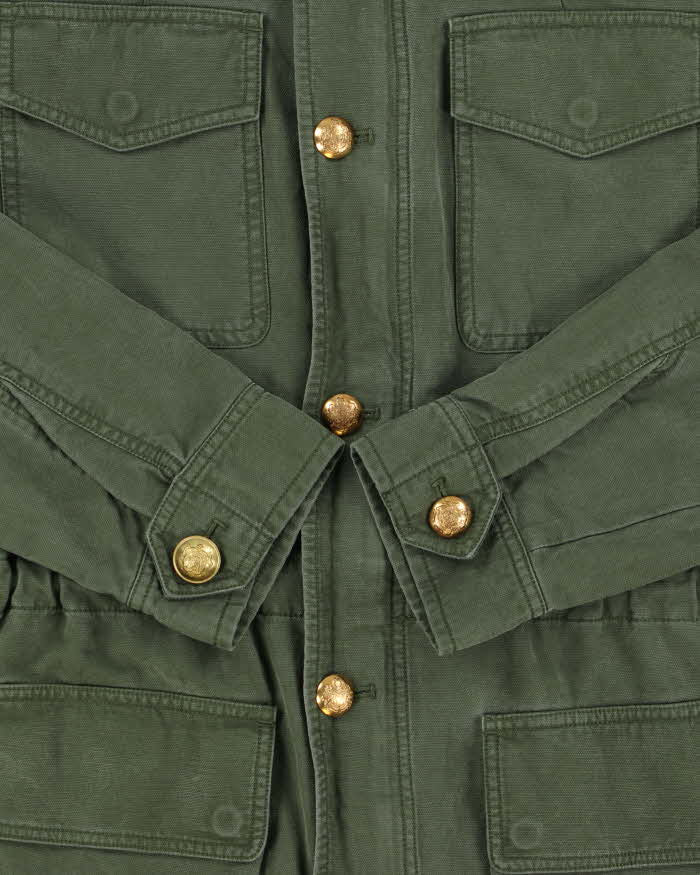 Vintage Lauren Ralph Lauren Women's Military Canvas Field Jacket - M