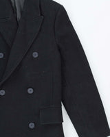 Vintage Lacoste Wool Blend Women's Double Breasted Over Coat - XS