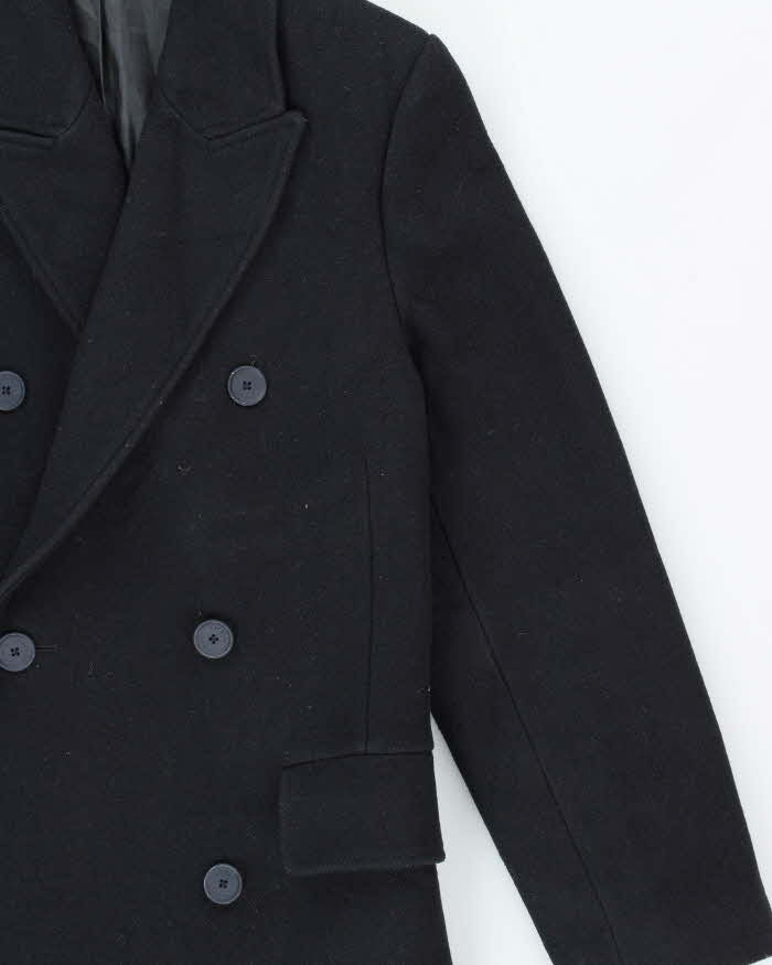 Vintage Lacoste Wool Blend Women's Double Breasted Over Coat - XS