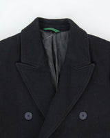 Vintage Lacoste Wool Blend Women's Double Breasted Over Coat - XS