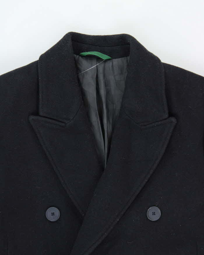 Vintage Lacoste Wool Blend Women's Double Breasted Over Coat - XS