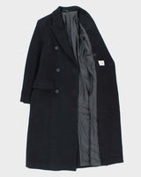Vintage Lacoste Wool Blend Women's Double Breasted Over Coat - XS