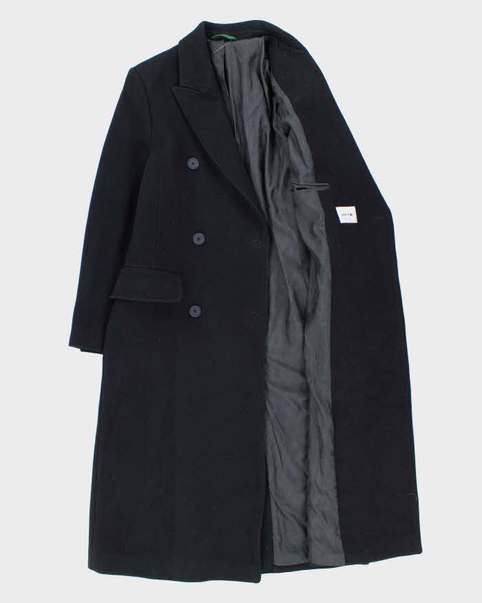 Vintage Lacoste Wool Blend Women's Double Breasted Over Coat - XS