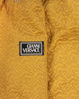 Vintage Autumn 1994 Collection Gianni Versace Couture Cashmere &amp; Astrakhan Medusa Toggle Oversized Women's Duffle Coat - S
