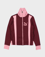 Vintage Y2K 00s Puma Women's Two Tone Funnel-Neck Track Jacket - M