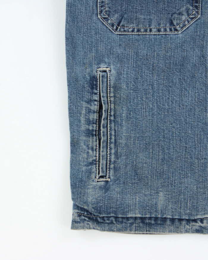 Vintage 1990s Lee Pipes Women's Skatewear Denim Jacket - M