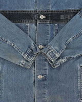 Vintage 1990s Lee Pipes Women's Skatewear Denim Jacket - M