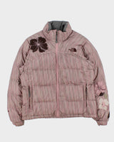 Vintage Y2K 00s The North Face Nupste Special Edition 700 Goose Down Embroidered Women's Puffer Jacket - L